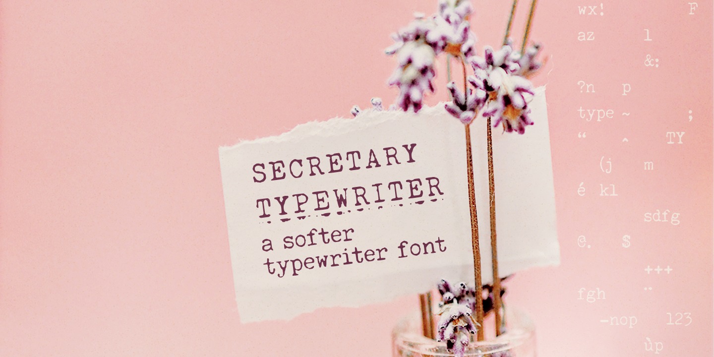 Czcionka Secretary Typewriter